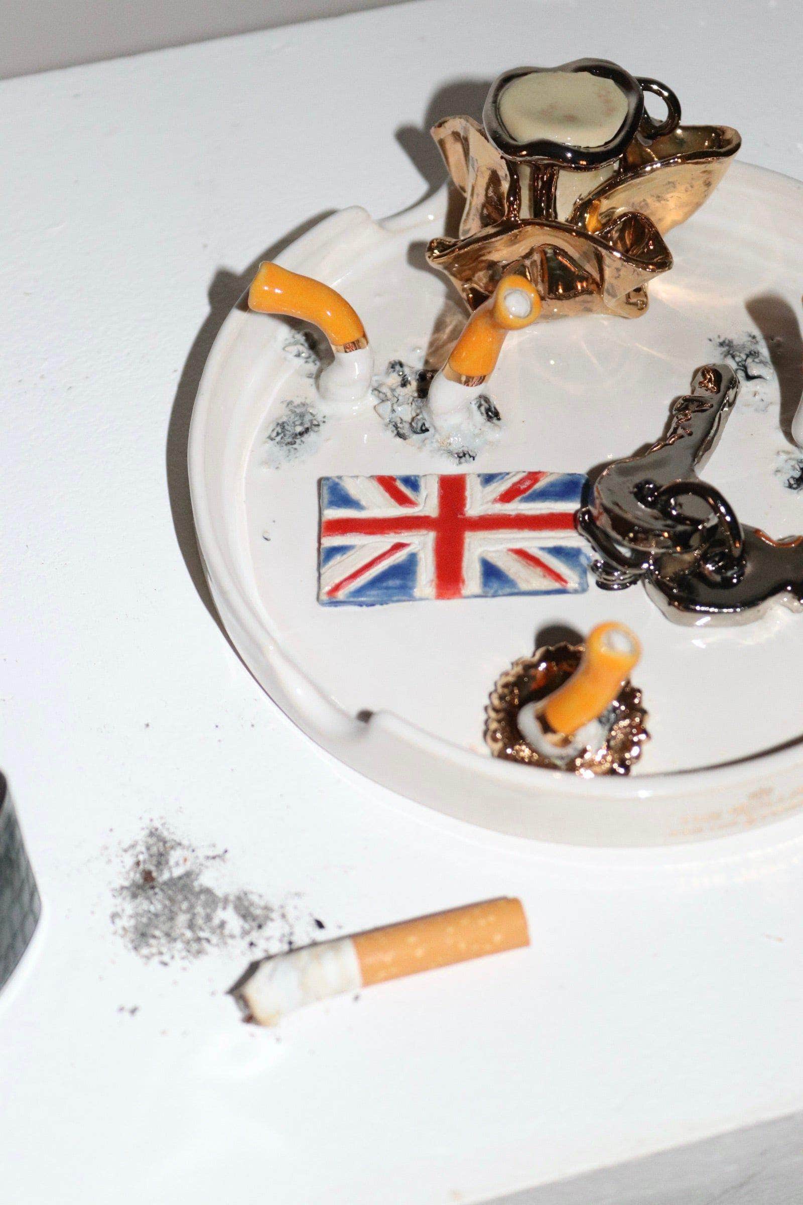 Union Jack Keyring Ashtray