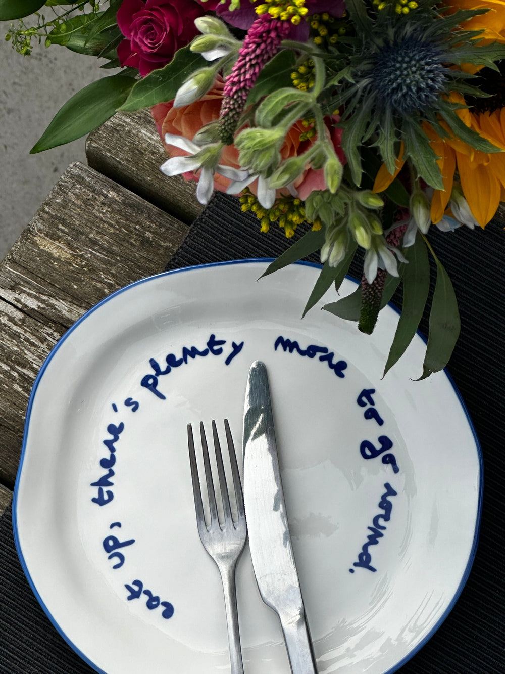Statement Plate | 'Eat Up, There's Plenty More To Go Around'