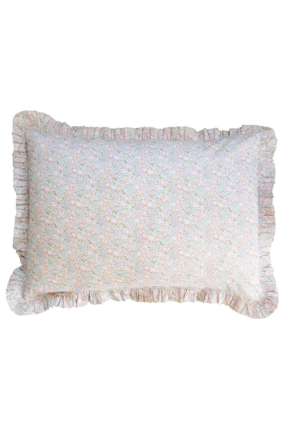 Frill Edge Pillowcase Made With Liberty Fabric Michelle Lilac