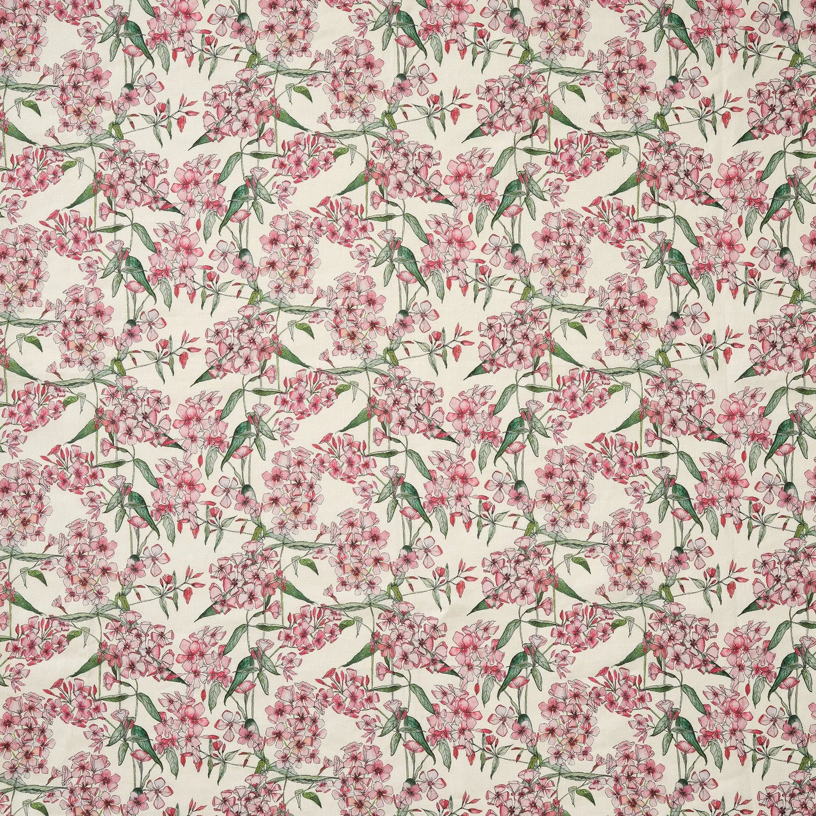 Pink Phlox Fabric