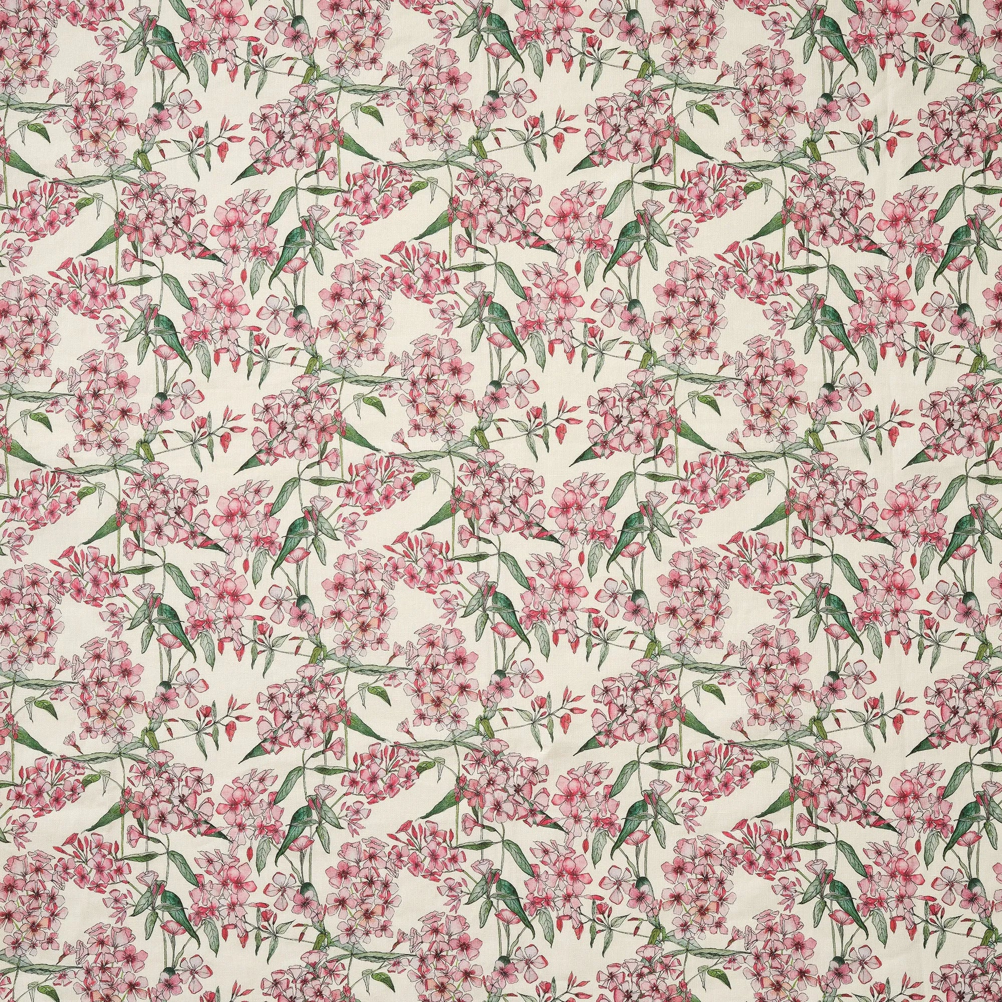 Pink Phlox Fabric