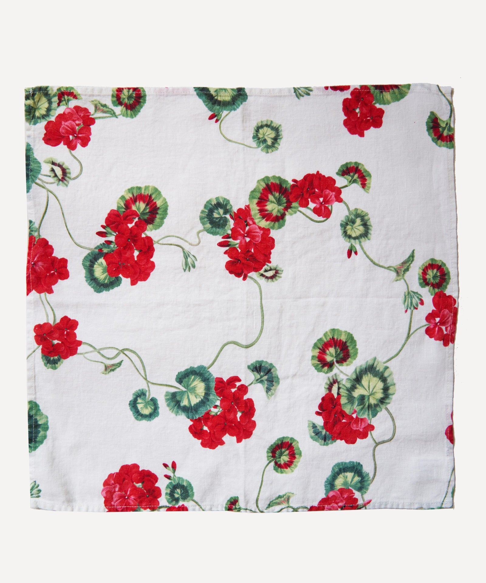 Geranium Linen Napkin