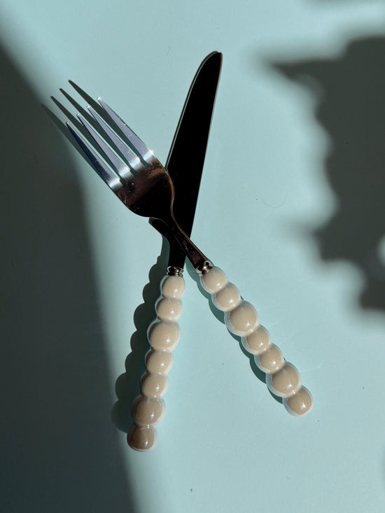 Perlita Cutlery Set - White