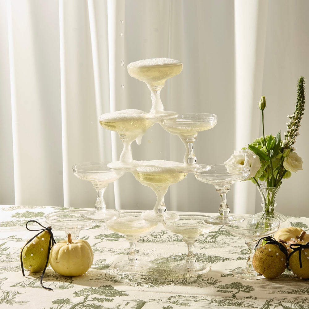 12 Vintage Champagne Coupes