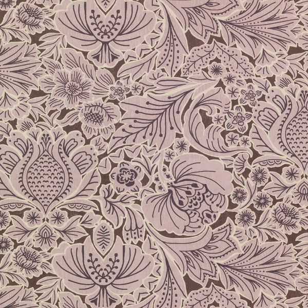 Folk Floral - Lilac (Wallpaper)
