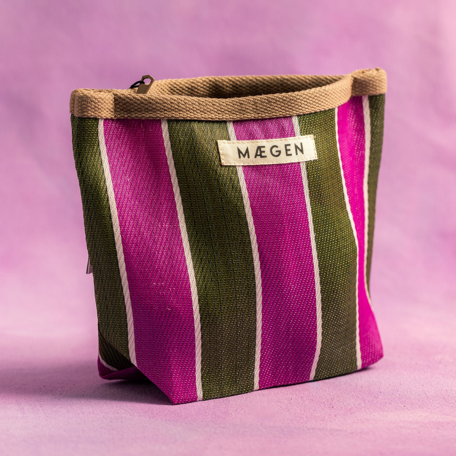 Pouch | Brown/ Olive/ Pink