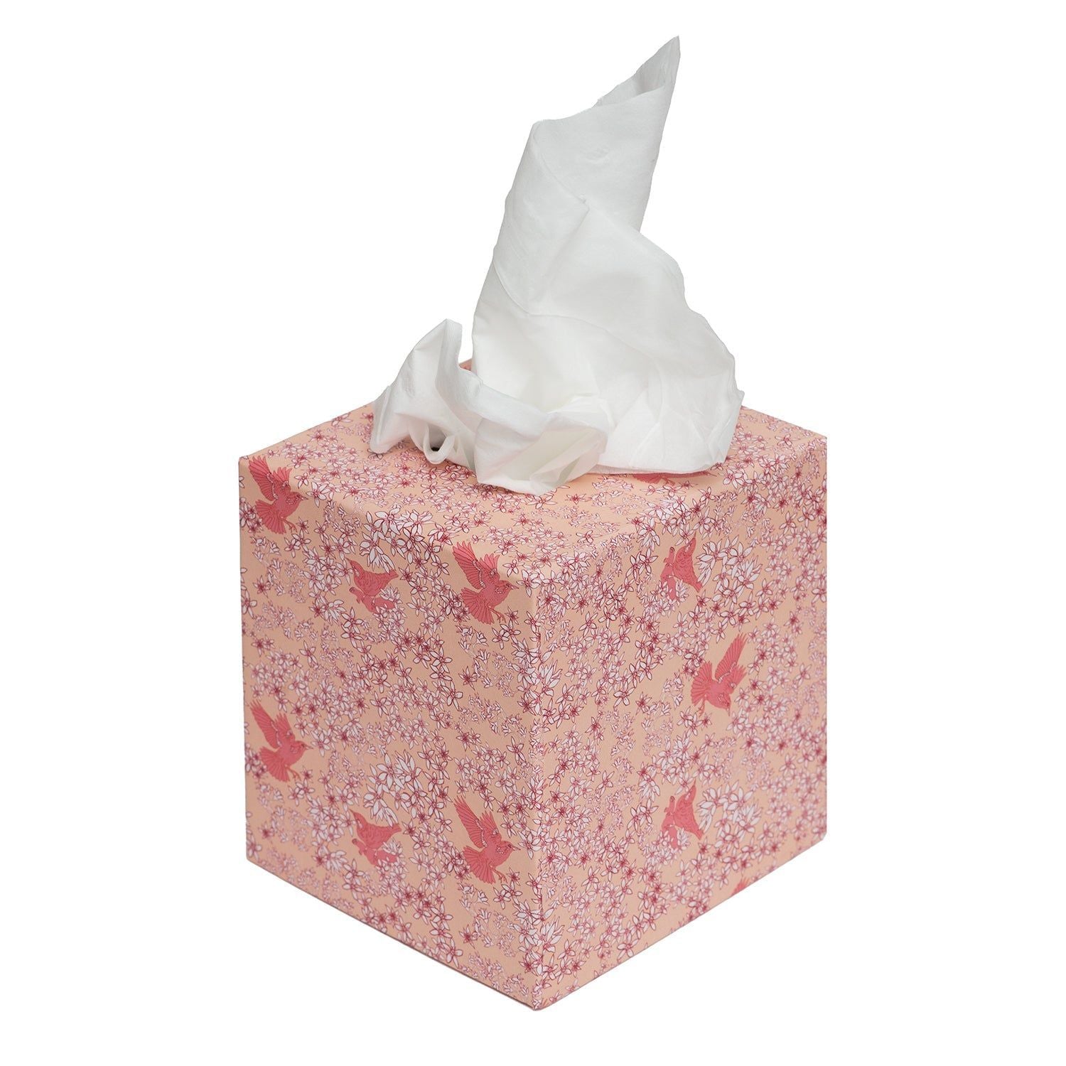 Corali Sand Pink Tissue Box Cover