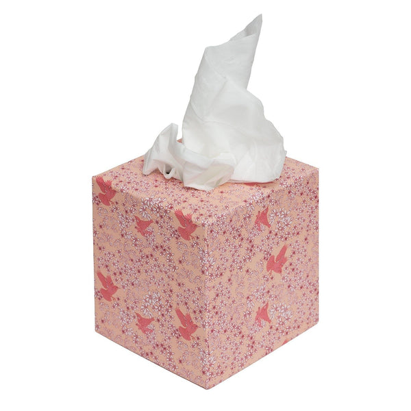 Corali Sand Pink Tissue Box Cover