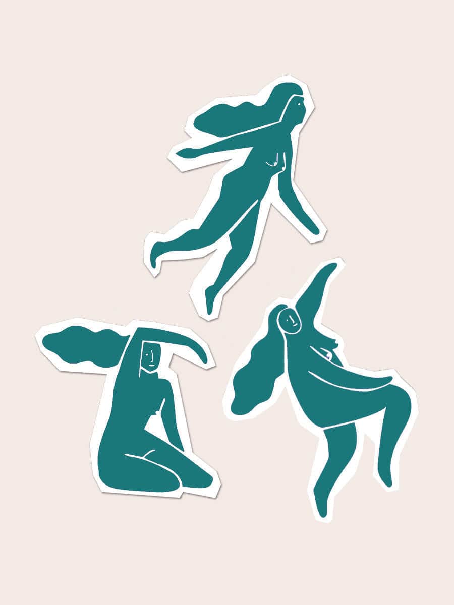 Matisse Ladies DIY Plate Sticker Decoration