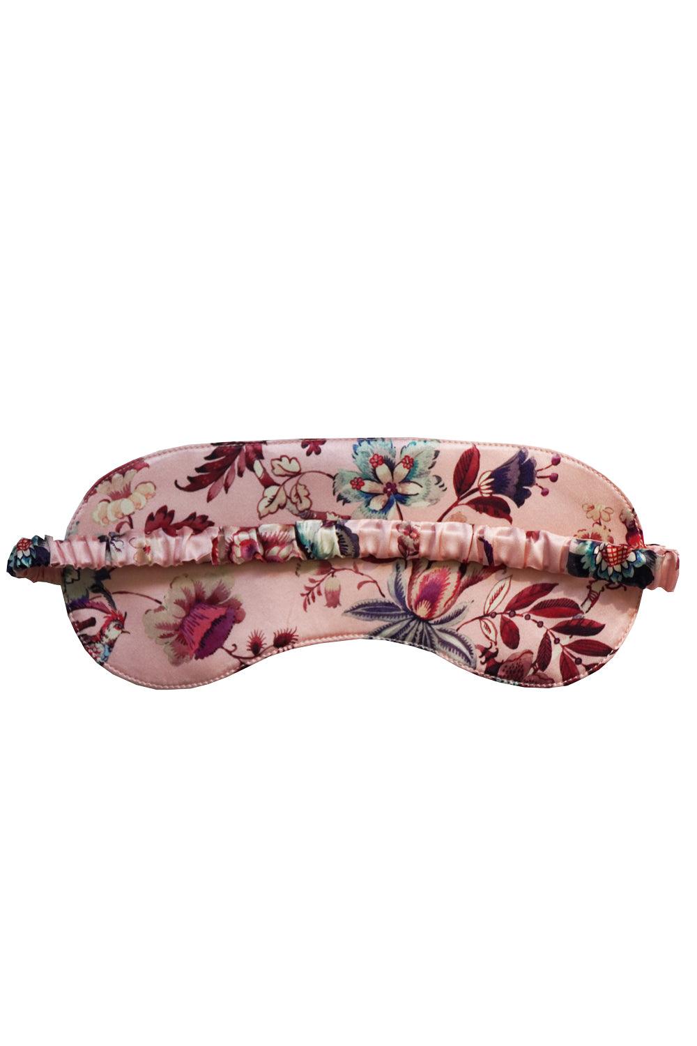 Silk Eye Mask Made With Liberty Fabric Jannah Pink