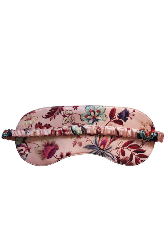Silk Eye Mask Made With Liberty Fabric Jannah Pink