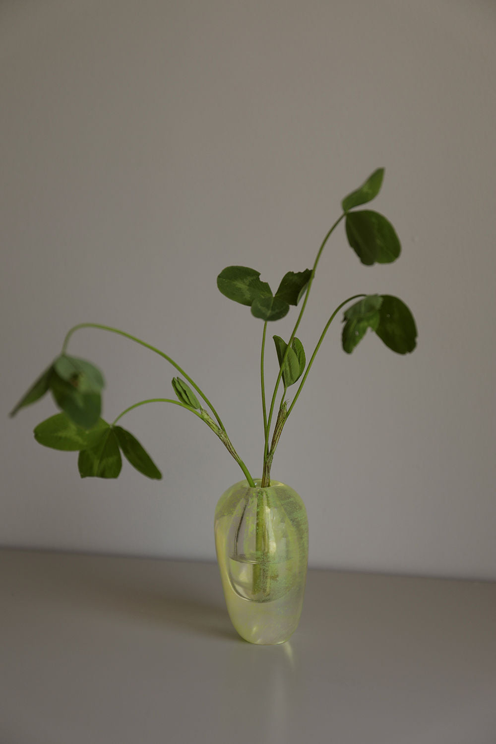 Mouth Blown Vase Liv Yellow