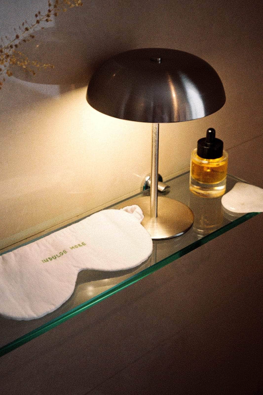 Indulge More' Linen Eye Mask