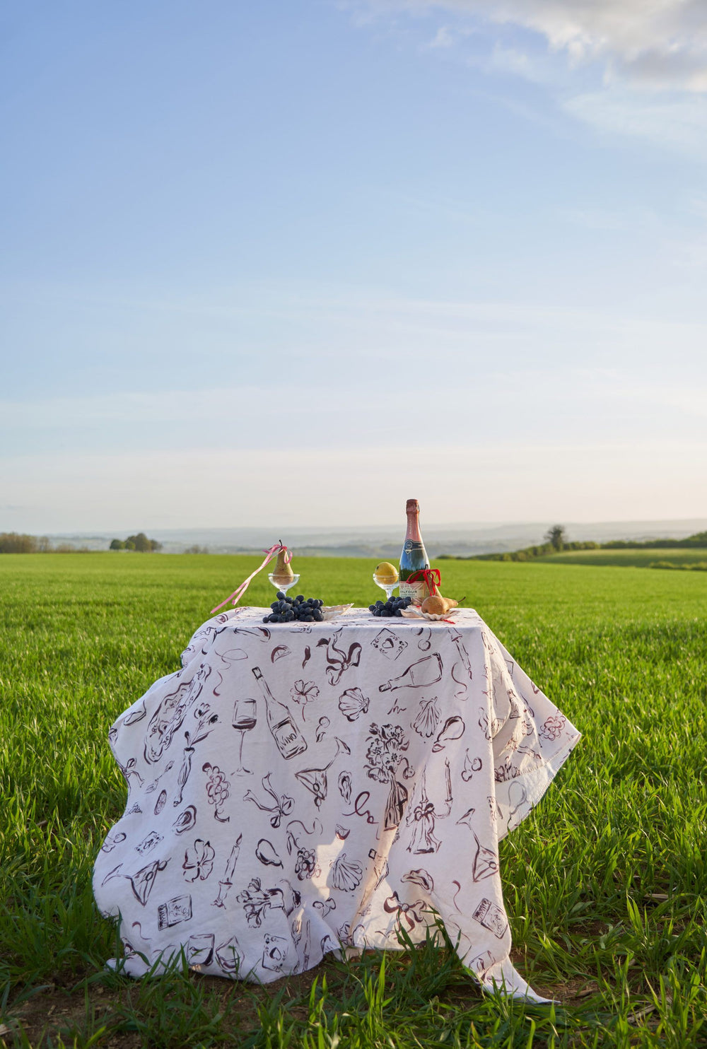 Dinner Party Linen Tablecloth