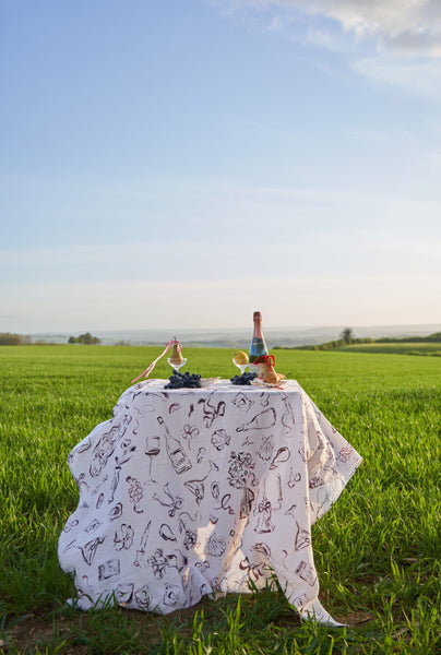 Dinner Party Linen Tablecloth