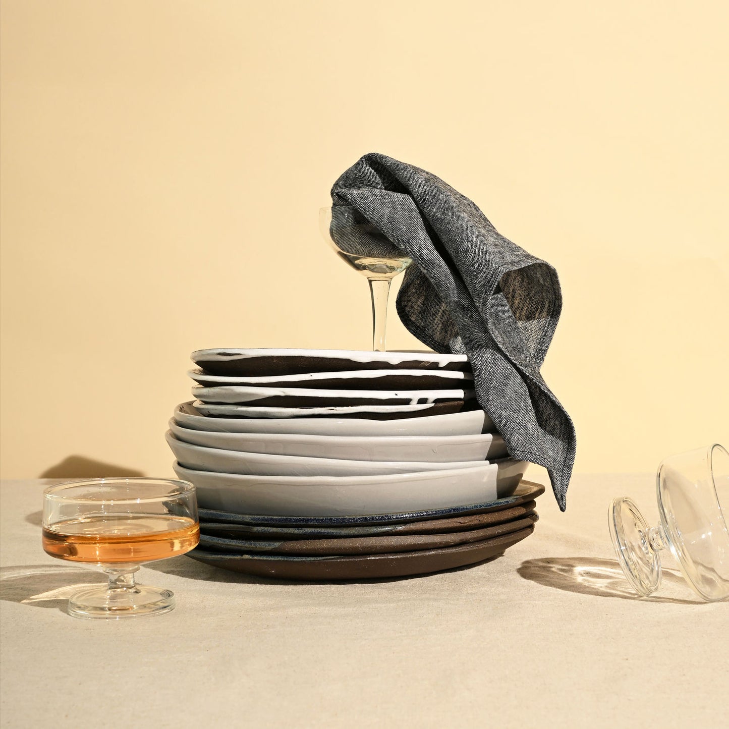 Charcoal Chambray Napkins | Set of 4