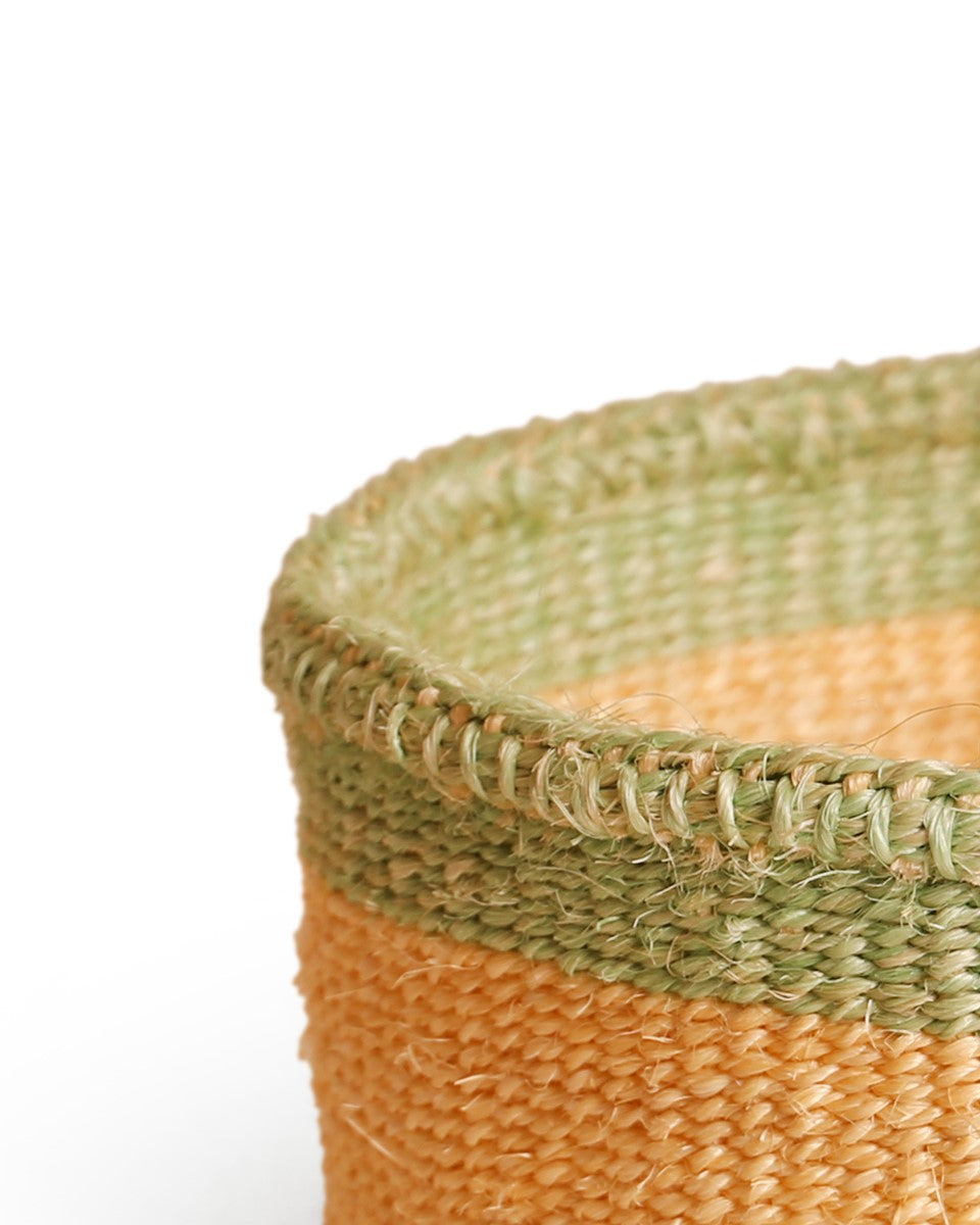 CHIPUKIZI: Soft Yellow & Green Bread Basket