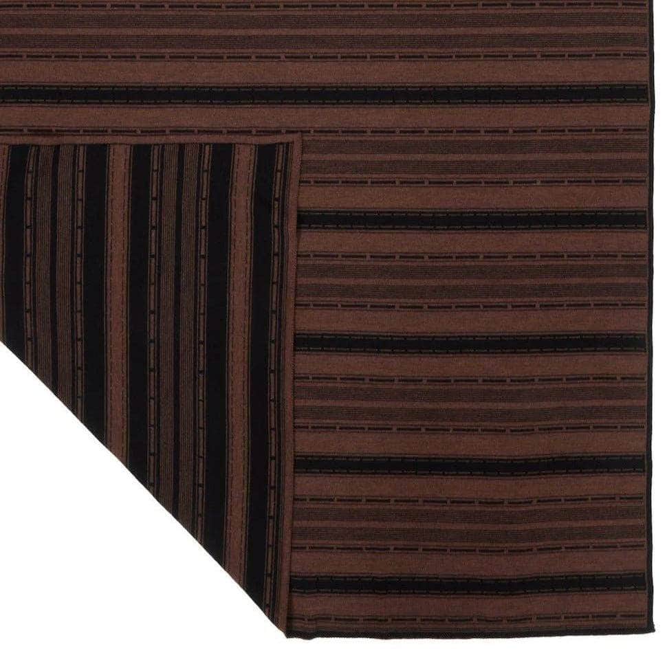 Dash Merino Wool Blanket - Burnt Umber