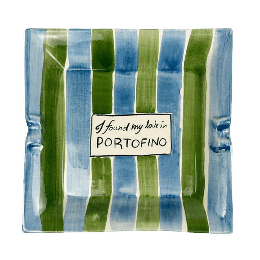 Portofino Ashtray - Striped