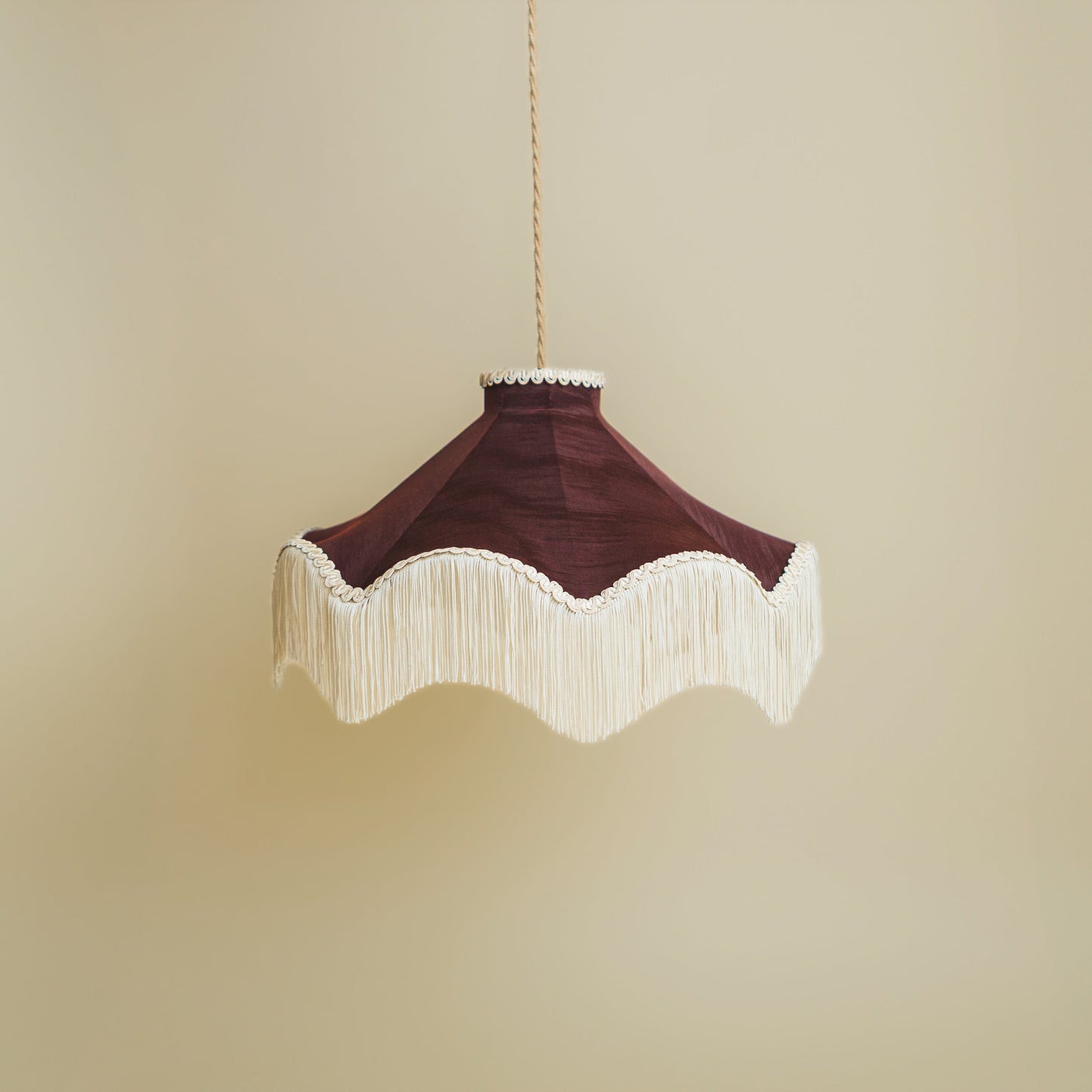 The Daisy Moiré Lampshade – Cognac