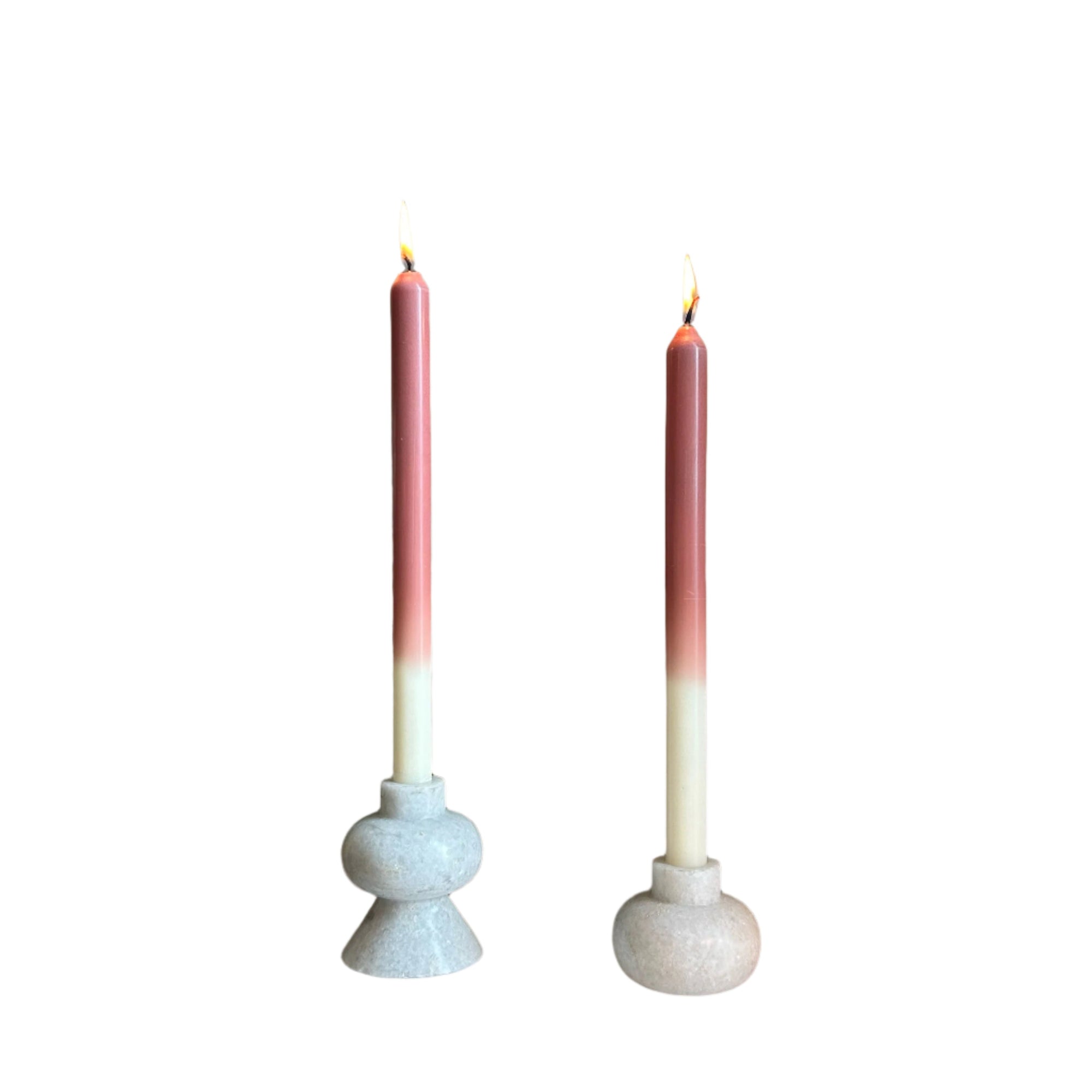 Peony Dinner Candle