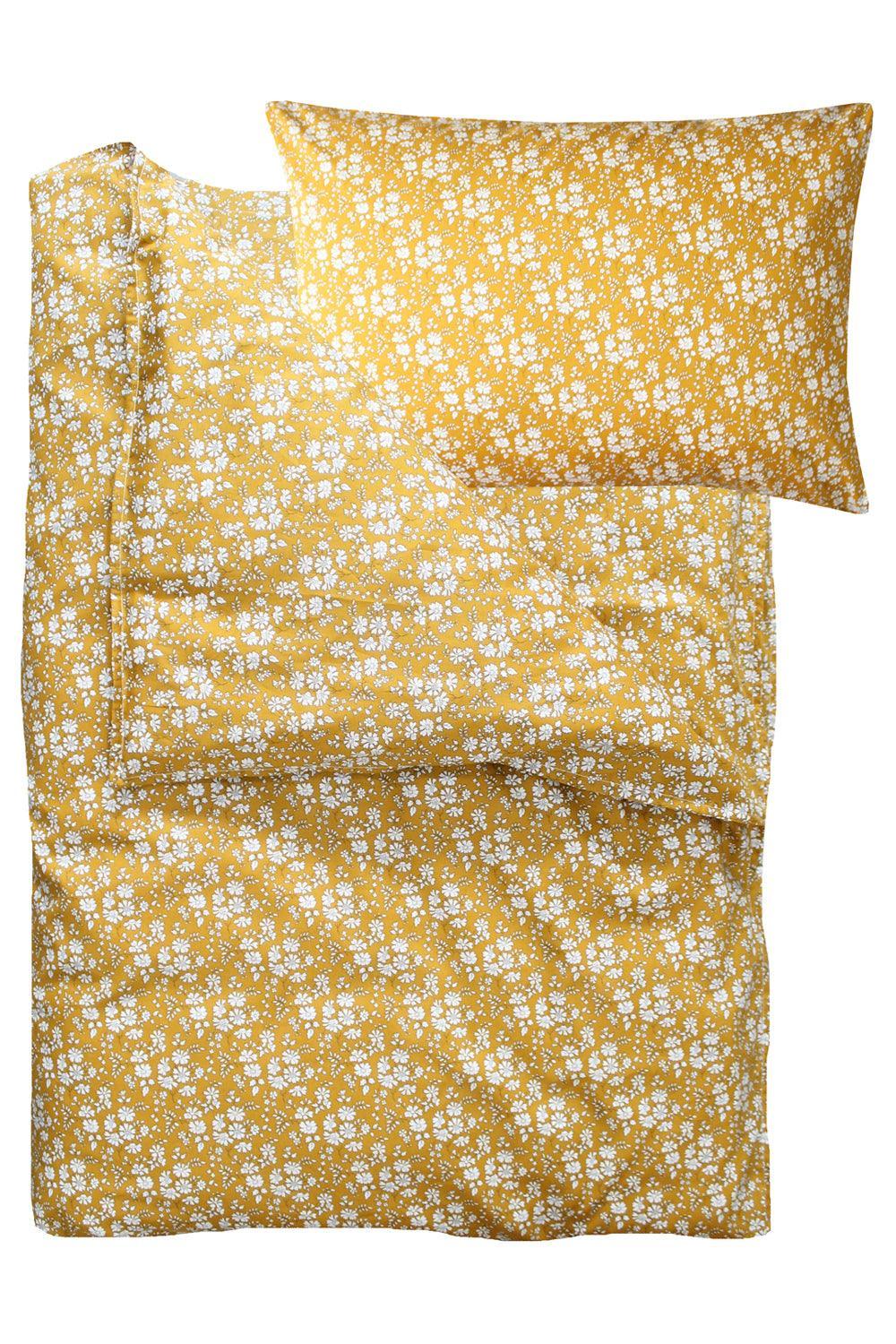Bedding Made With Liberty Fabric Capel Mustard