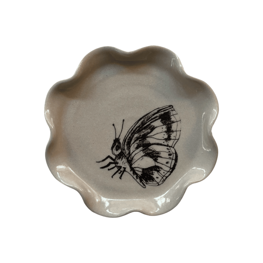 Frilly Dish - Butterfly