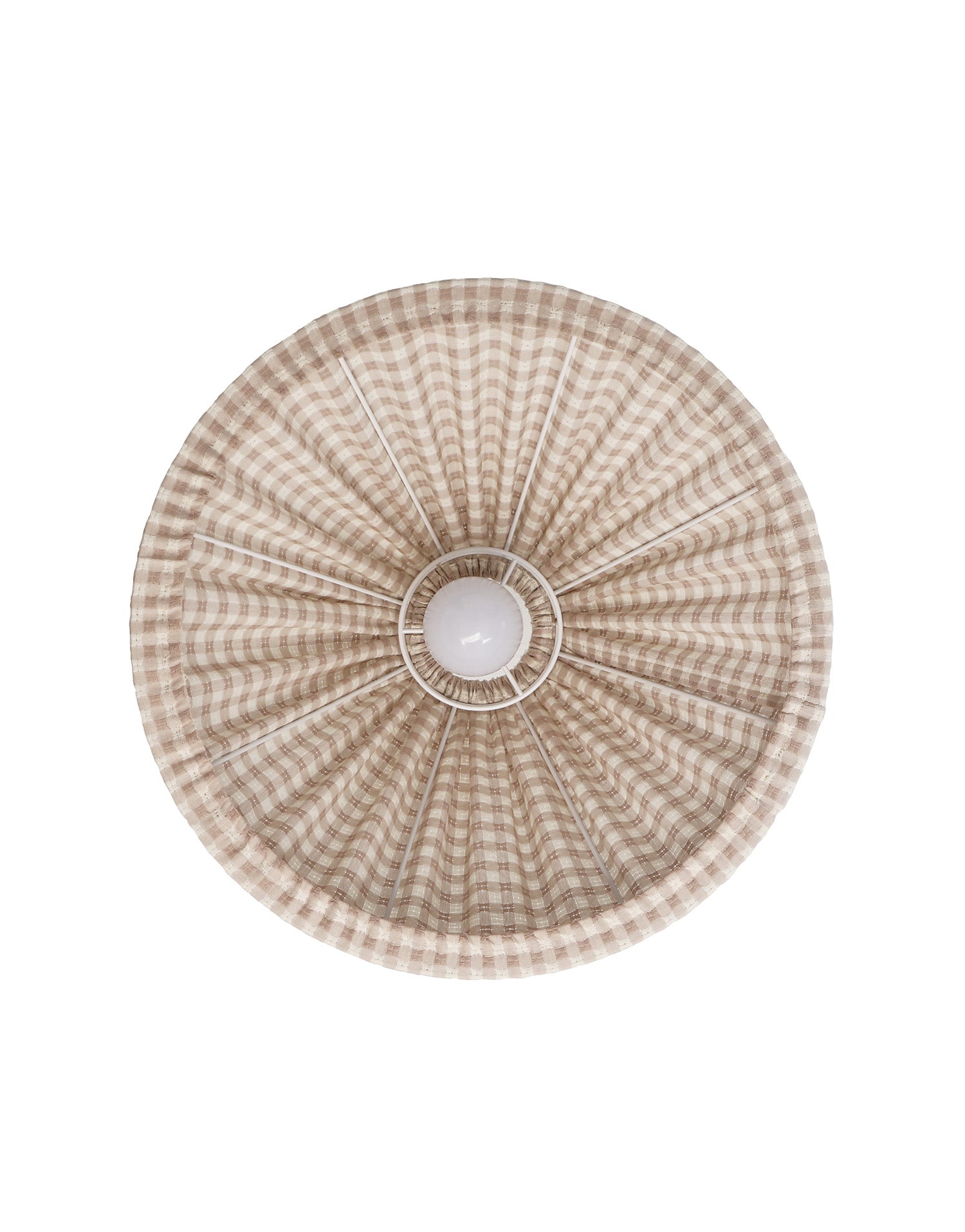 Conical Pendant Light Gingham Malala “Petits Carreaux”