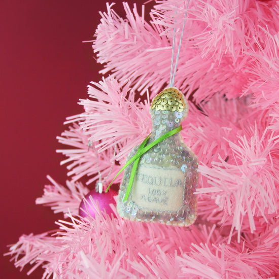 Tequila Sequin Hanging Ornament