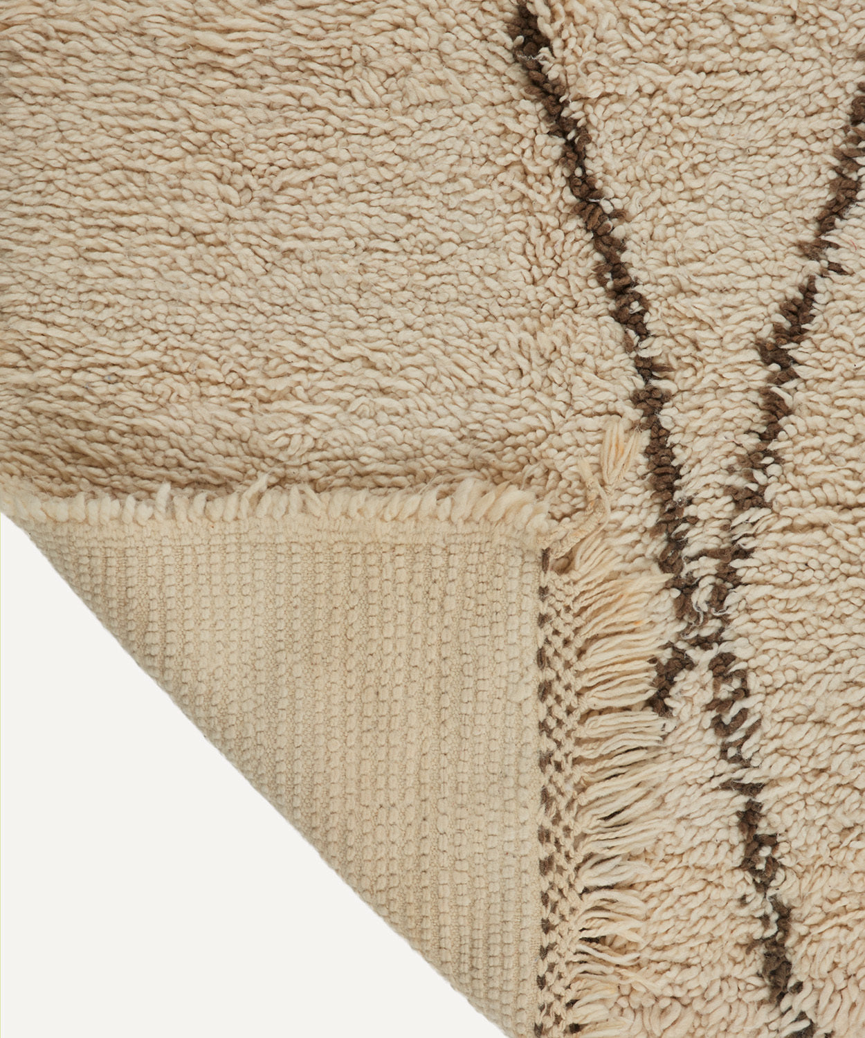 No. R0003 Vintage Beni Ourain Rug