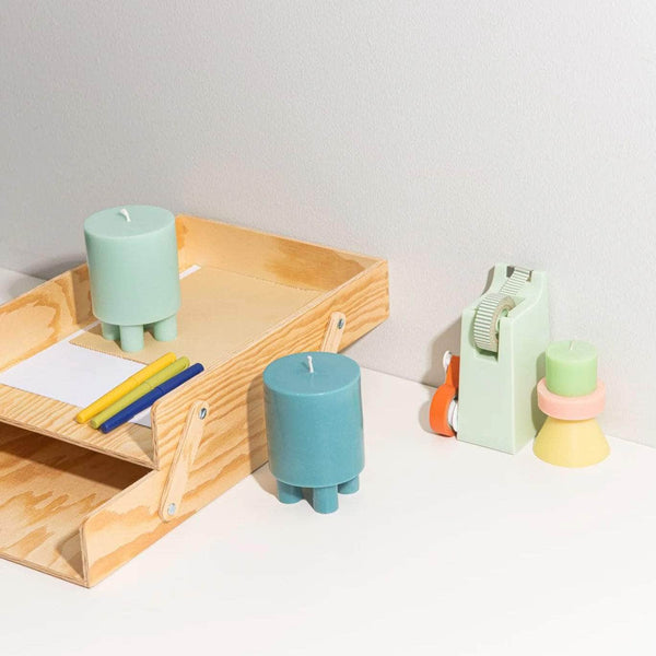Stack Candle Prop - Mint