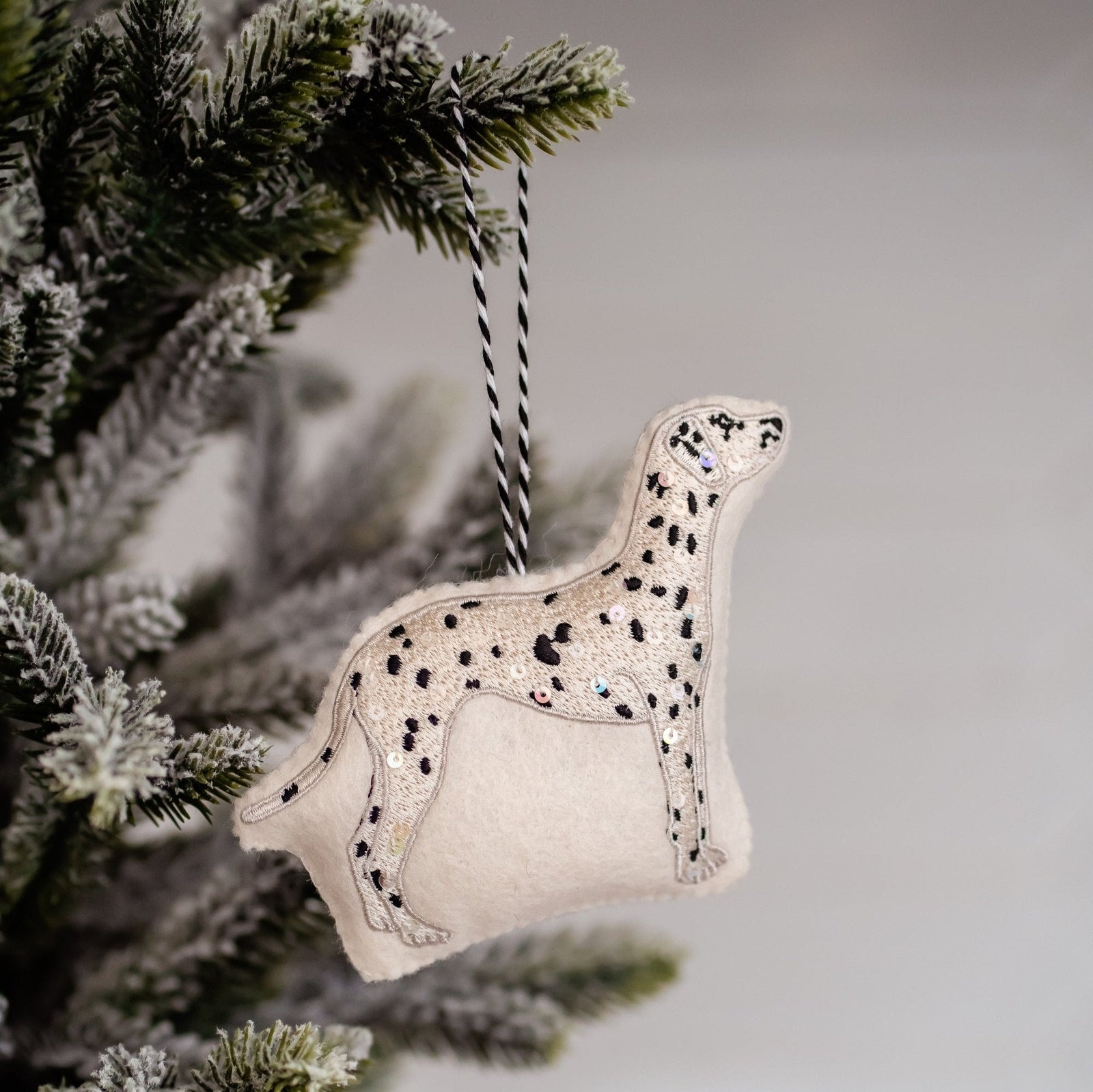 The Dalmatian Embroidered Ornament
