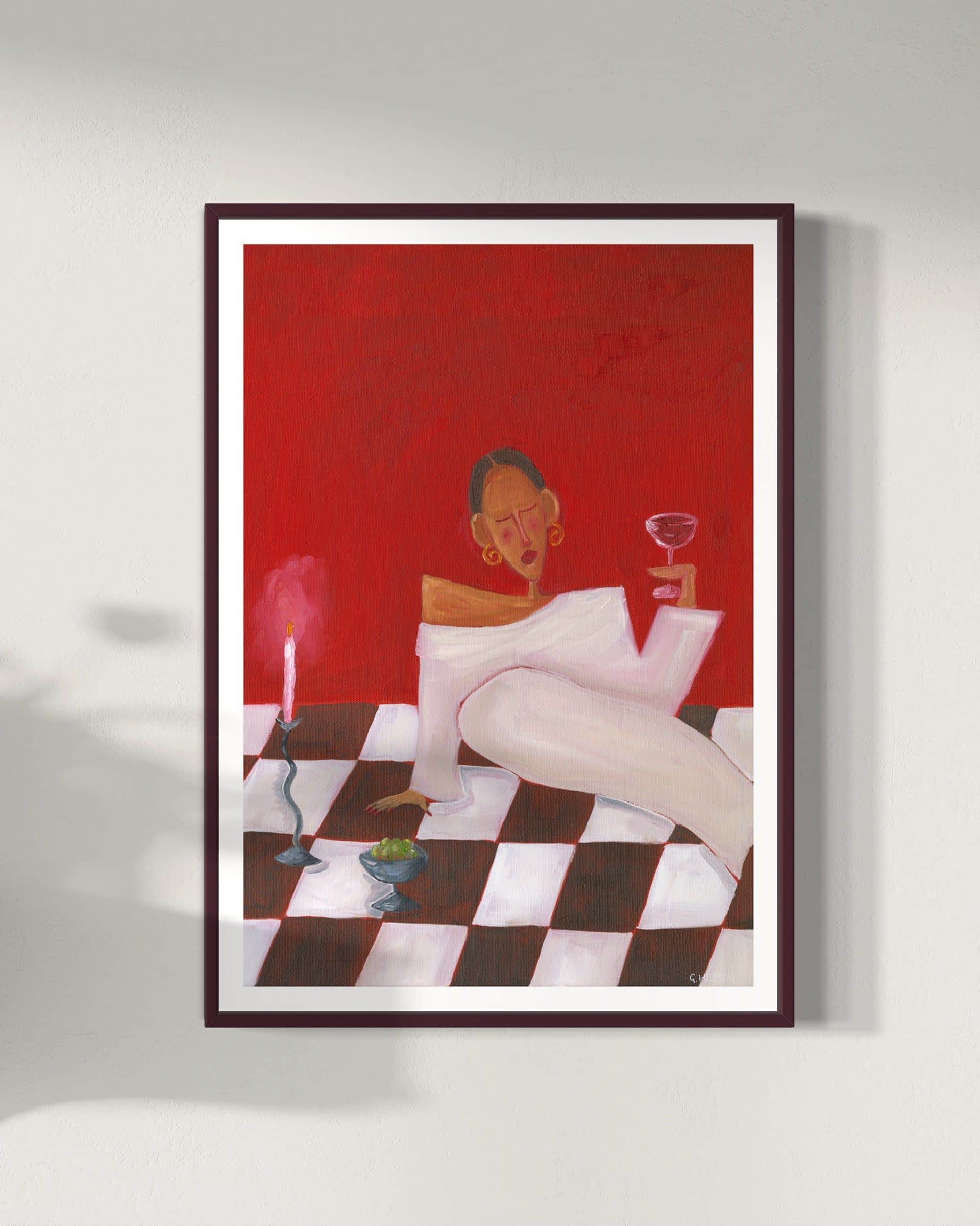 Savoured Art Print