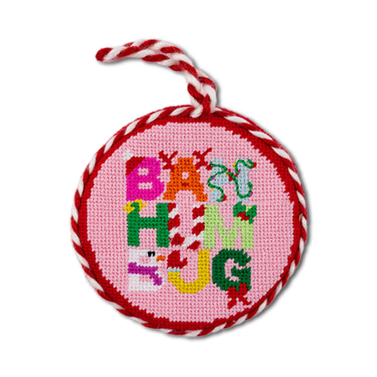 Needlepoint Ornament - Bah Humbug