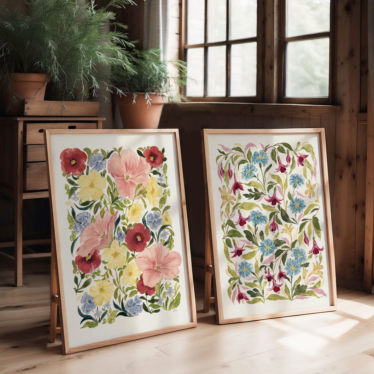 Trailing Fuchsia Art Print