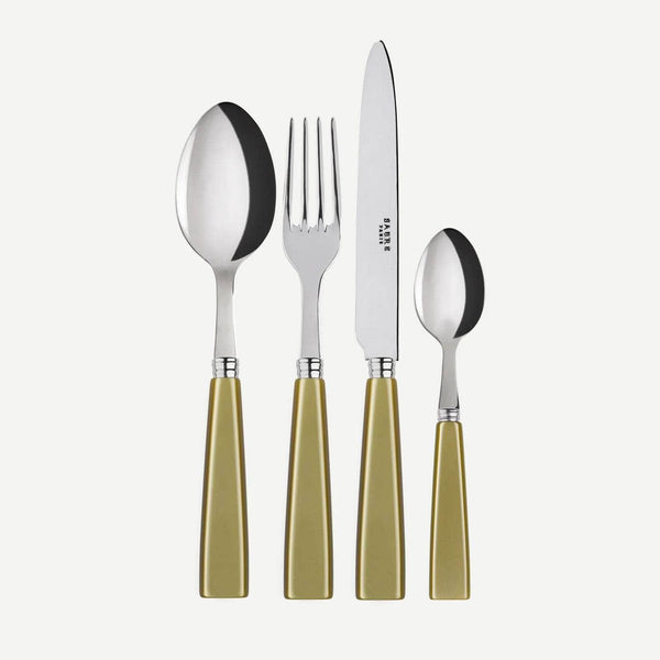Icône 24 PC Cutlery Set, Linden Green