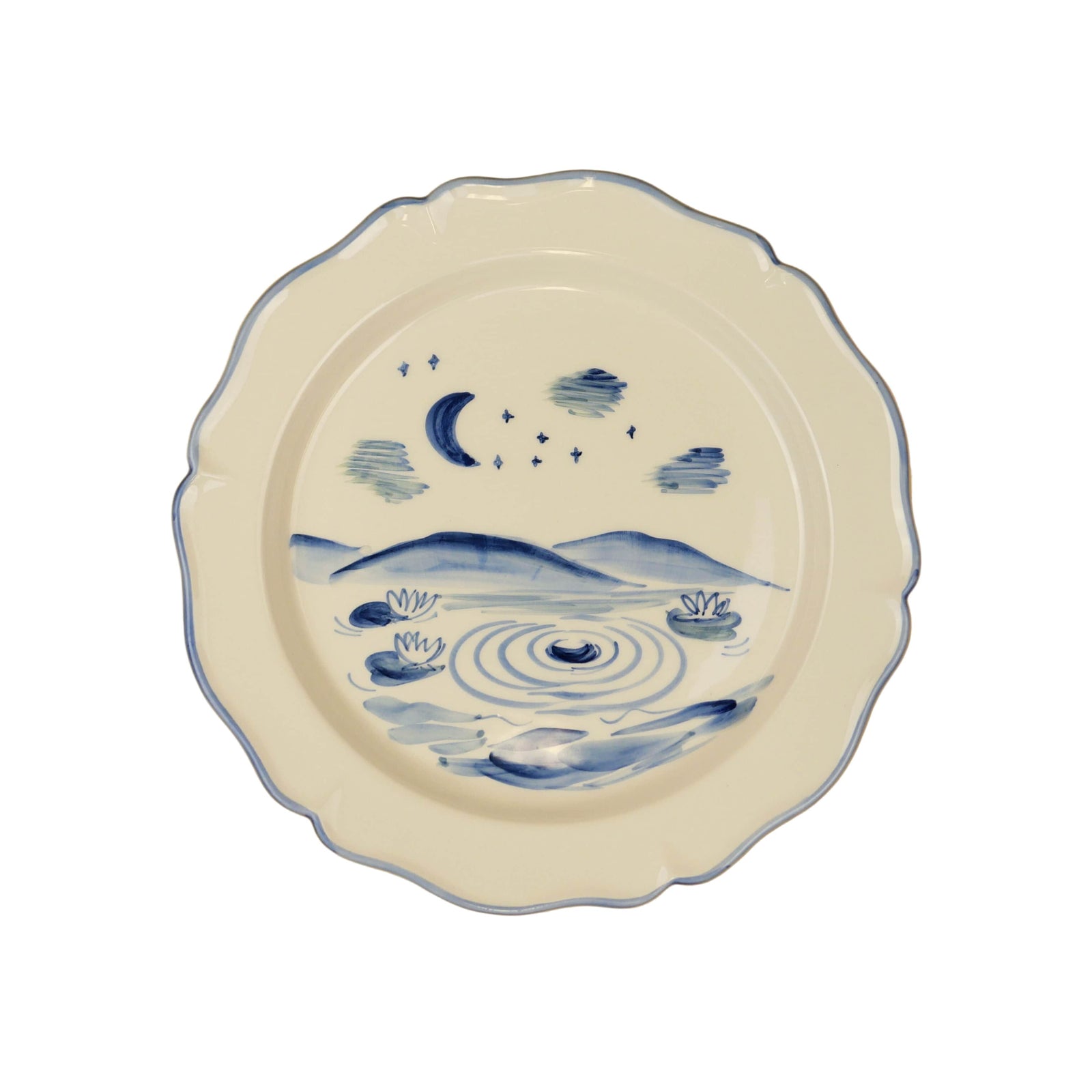Night Pond Dinner Plate