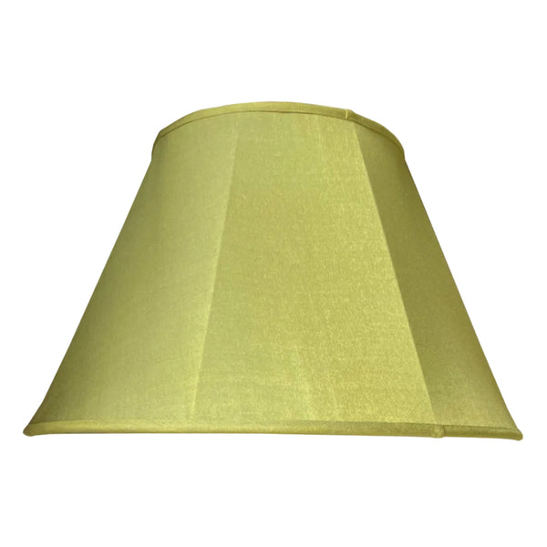 Octagon Silk Lampshade, Olive
