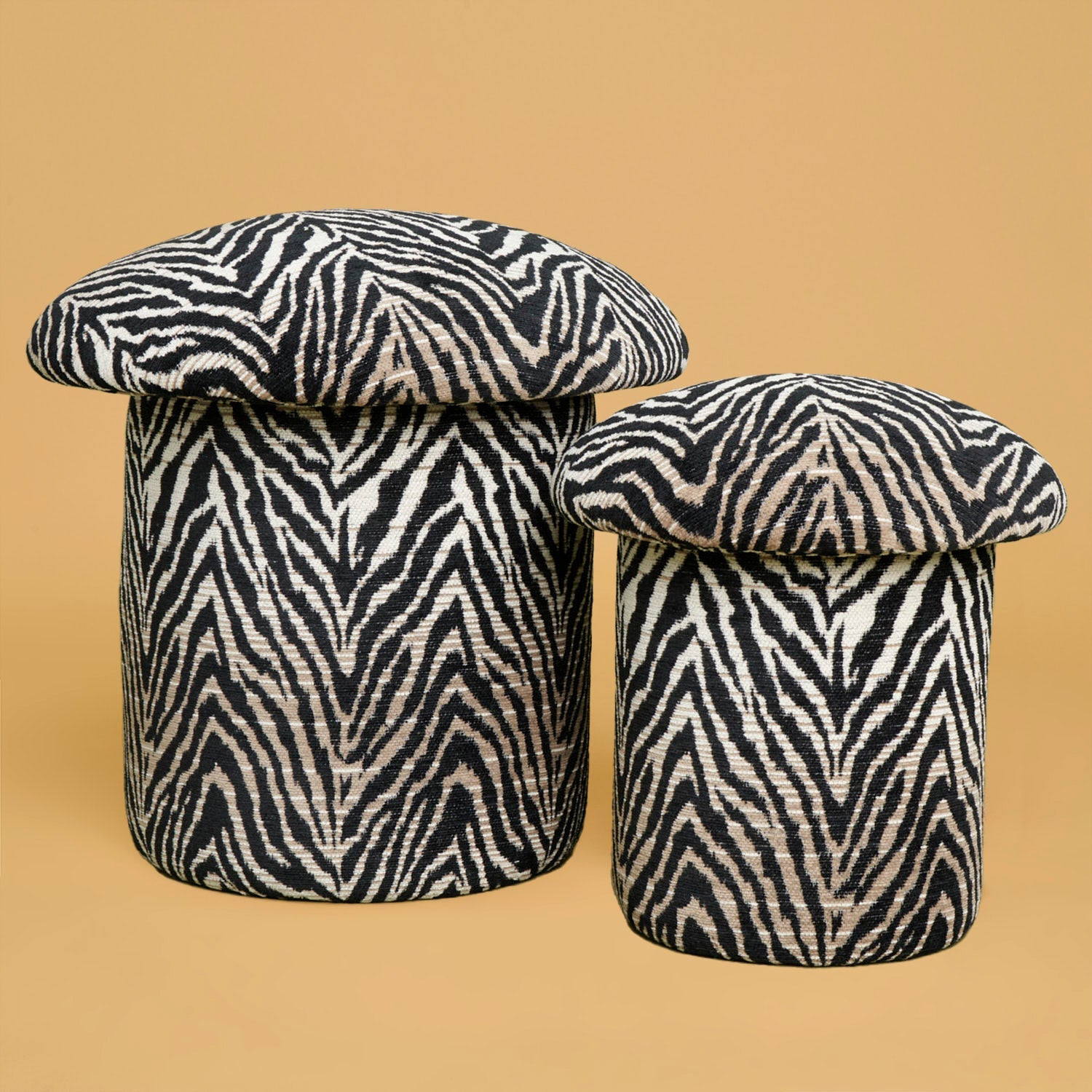 Zebra Stripe Stool