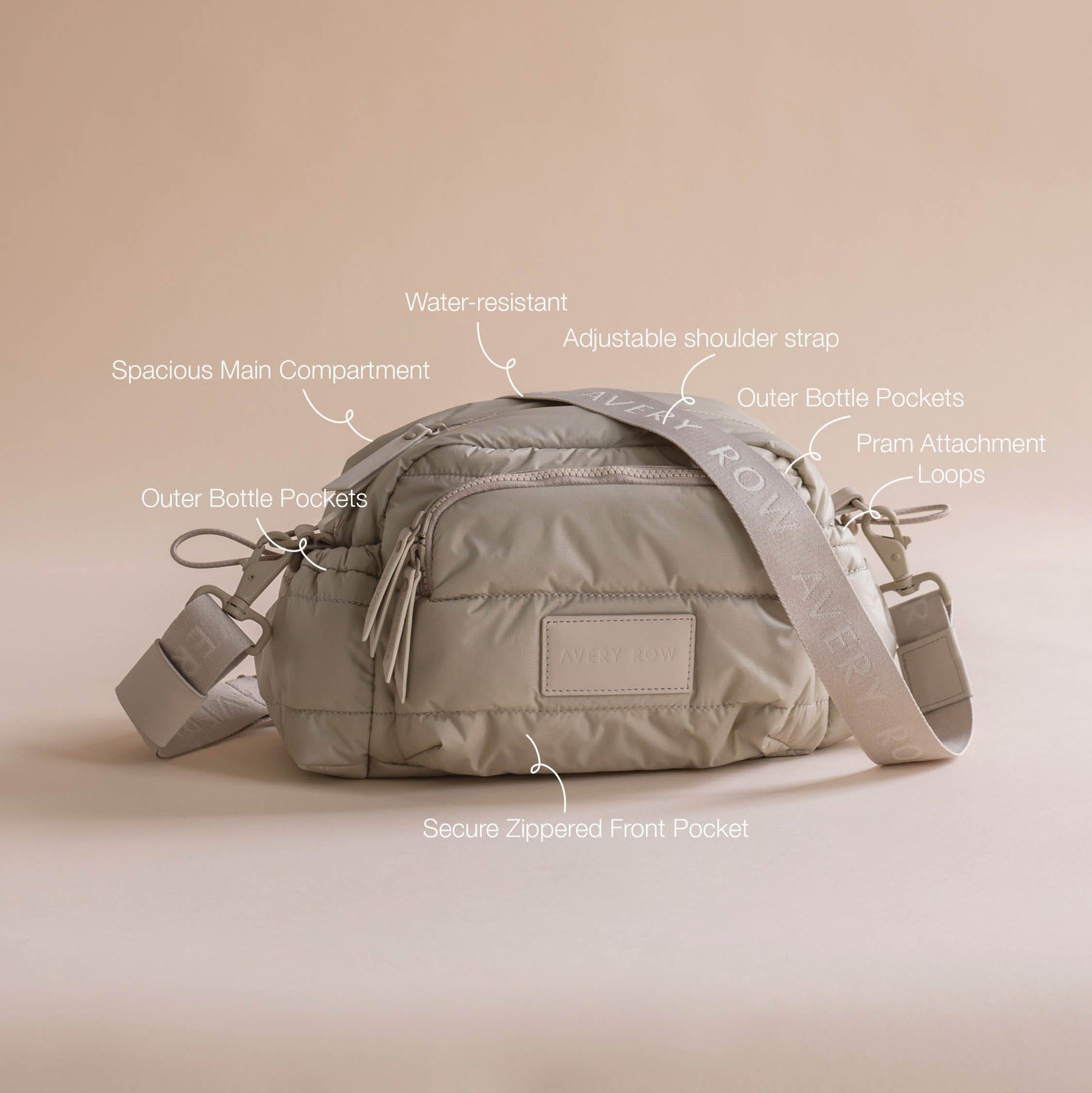 Pram Organiser Bag - Oyster