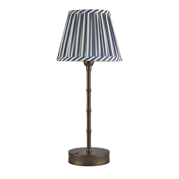 Bronze Bamboo Rechargeable Lamp Base - 30cm