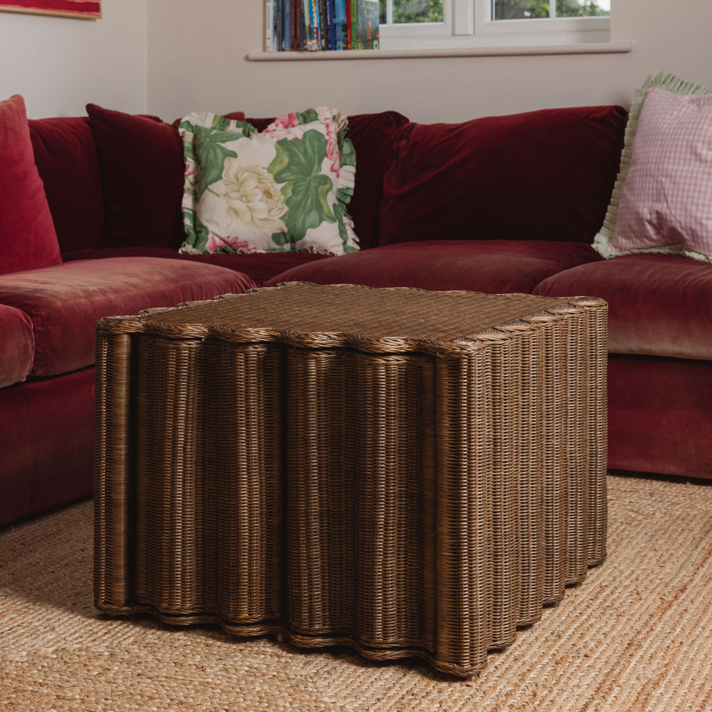 Peony Rattan Coffee Table