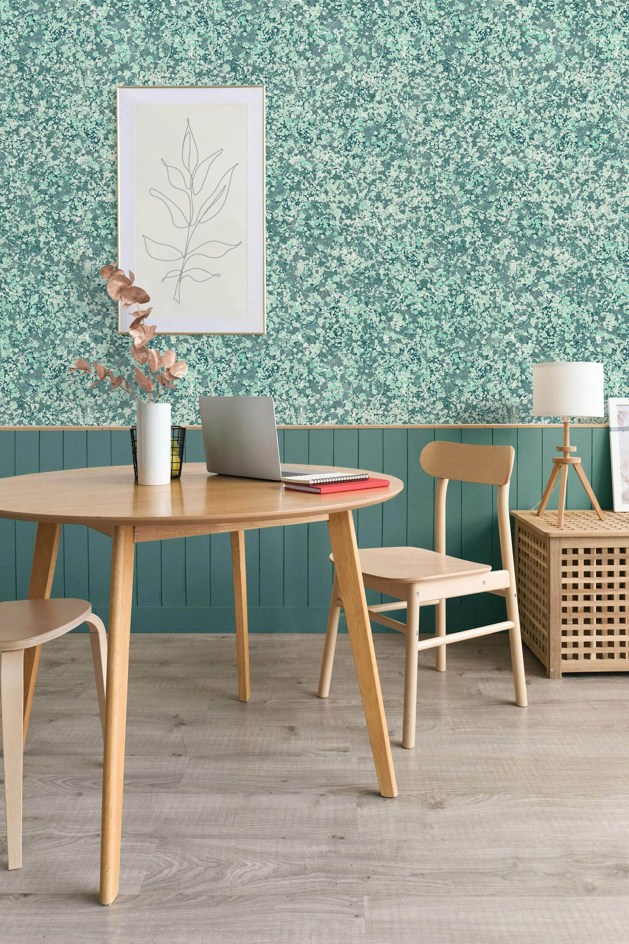 Marbled Wallpaper - 'Ditzy' Col: Aloma - Eco Non-Woven