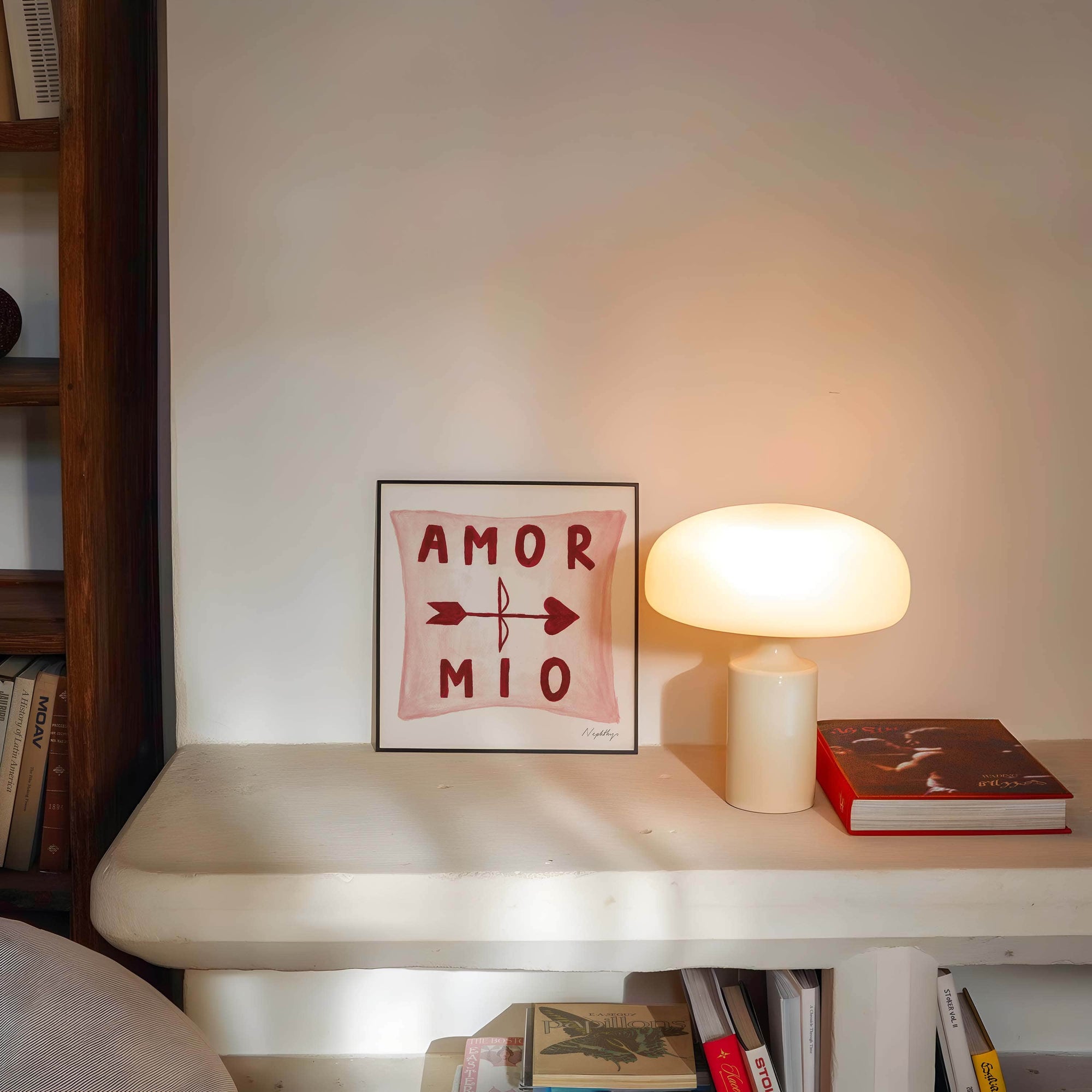Amor Mio Pillow Print