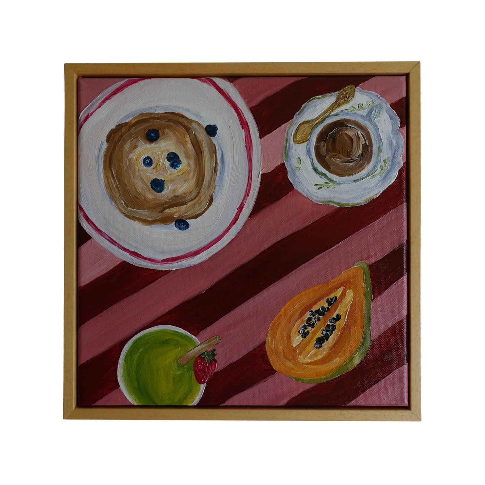 Papaia e Panquecas Painting