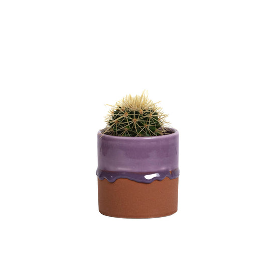 Drip Ceramic Planter Small - Lilac T