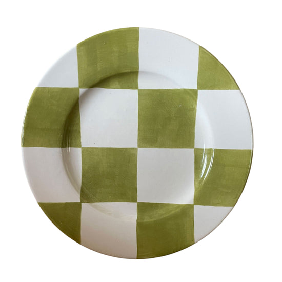 Big Checkmate Plate, Green