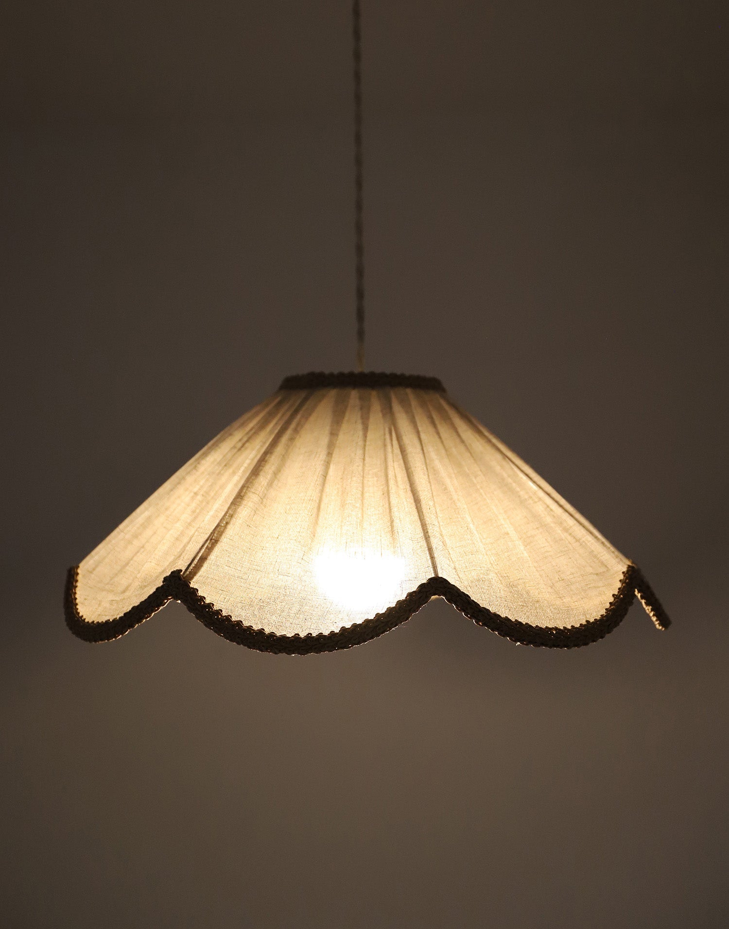 Françoise "Classic Beige" Floral Pendant Light