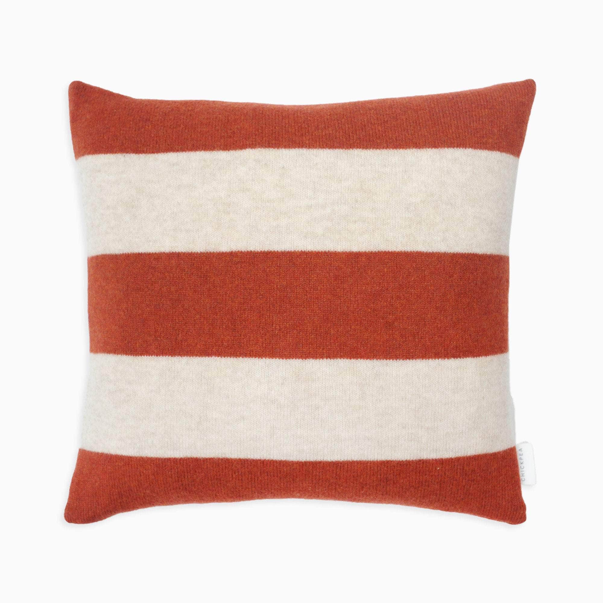 Rust Three Stripe Cushion
