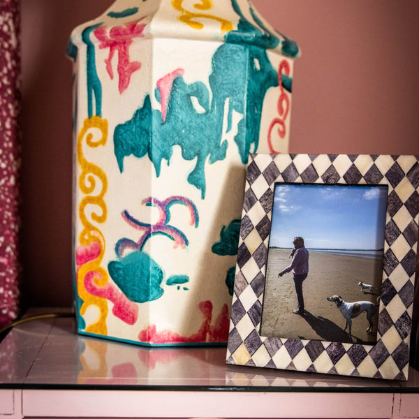 Photo Frame | Grey & White | Harlequin
